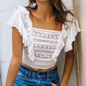 Free People Bridget Knit Crop Top